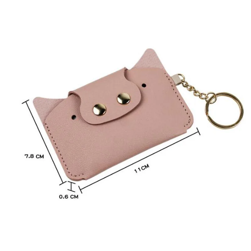 2021 New Cute Cartoon Pig Wallet Simplicity PU Leather Women Coin Purse Female Solid Color Small Money Pouch Creative Keychain
2021 New Cute Cartoon Pig Wallet Simplicity PU Leather Women Coin Purse Female Solid Color Small Money Pouch Creative Keychain