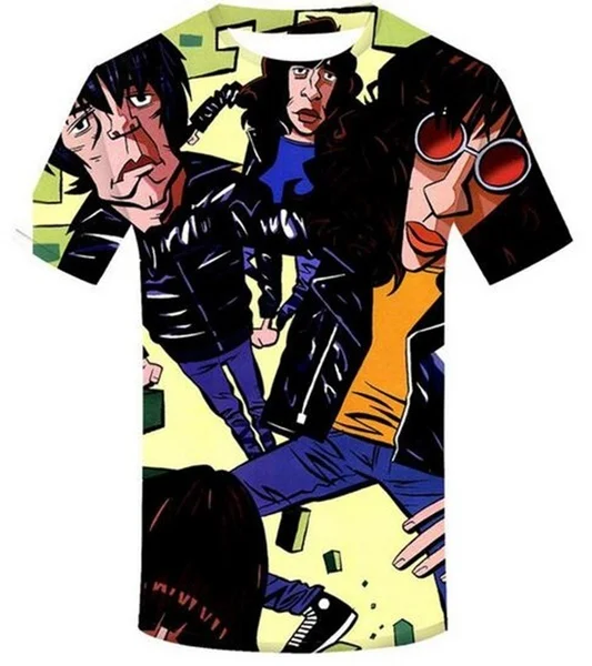 Рок 3D печатные модные футболки для женщин/мужчин J06
Рок 3D печатные модные футболки для женщин/мужчин J06