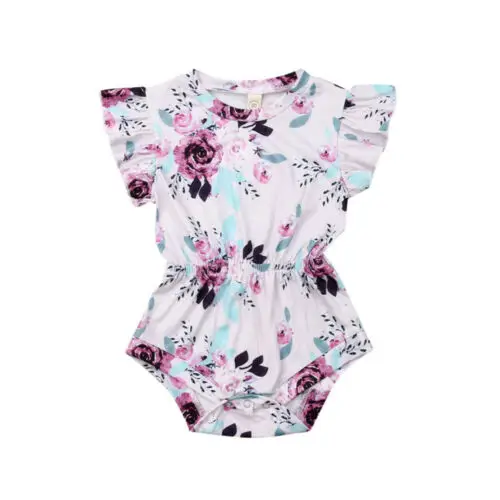 Summer Newborn Baby Girls Clothes Floral Ruffle Romper Playsuit Toddler Infant Cotton Jumpsuit Sunsuit Baby 0-24 Months
Summer Newborn Baby Girls Clothes Floral Ruffle Romper Playsuit Toddler Infant Cotton Jumpsuit Sunsuit Baby 0-24 Months