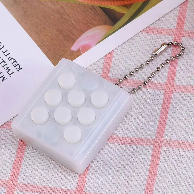 Child Mini Bubble Sound Toy Endless Pop Pop Infinite Bubble Wrap Relieve Stress Key Chain Toys
Child Mini Bubble Sound Toy Endless Pop Pop Infinite Bubble Wrap Relieve Stress Key Chain Toys