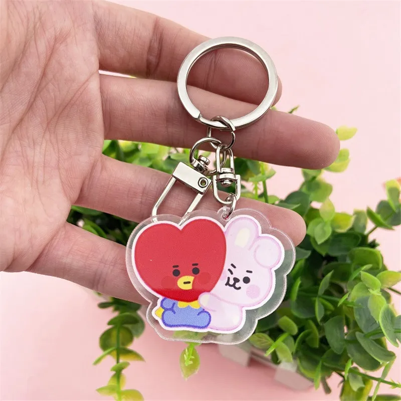 Hot Korean Kpop Bangtan Boys Animal Cartoon Q Version Keychain Car Key Ring Bag Pendant Women Acrylic Keychain Gift Wholesale
Hot Korean Kpop Bangtan Boys Animal Cartoon Q Version Keychain Car Key Ring Bag Pendant Women Acrylic Keychain Gift Wholesale