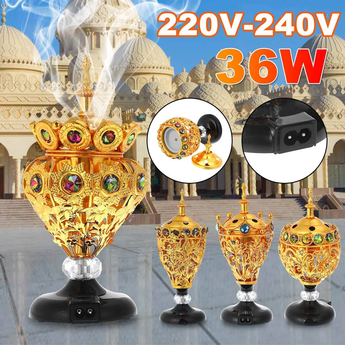 220V-240V электрическая горелка ладана металлическая люстра ИД Мубарак лампа горелка Цветочный декор настольная лампа домашний декор
220V-240V электрическая горелка ладана металлическая люстра ИД Мубарак лампа горелка Цветочный декор настольная лампа домашний декор