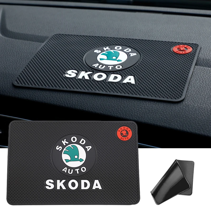 1 шт., ПВХ силиконовый Противоскользящий коврик для Skoda Octavia Kodiaq Superb Karoq Scala Rapid Fabia Kamiq 
1 шт., ПВХ силиконовый Противоскользящий коврик для Skoda Octavia Kodiaq Superb Karoq Scala Rapid Fabia Kamiq