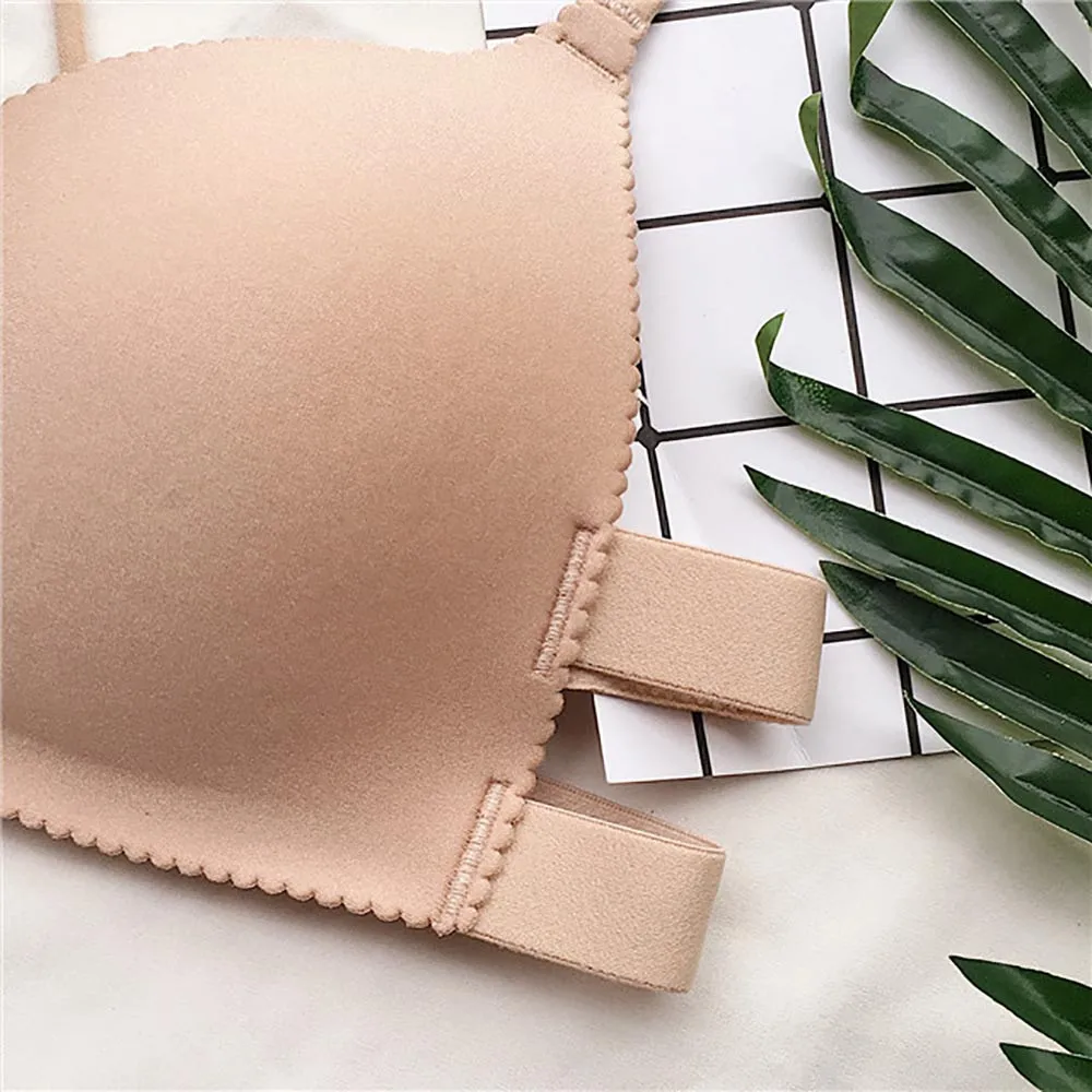Women's Sexy Wireless Bra Sling Cross Shoulder Bra Without Steel Ring Front Buckle Tube Top Wrap Breathable Underwear 50*
Women's Sexy Wireless Bra Sling Cross Shoulder Bra Without Steel Ring Front Buckle Tube Top Wrap Breathable Underwear 50*