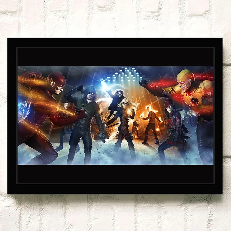 Marvel Canvas Painting Wall Art Flash Grant Gustin Posters and Prints Home Decoration Pictures for Living Kids Nordic Room Decor | Дом и сад
