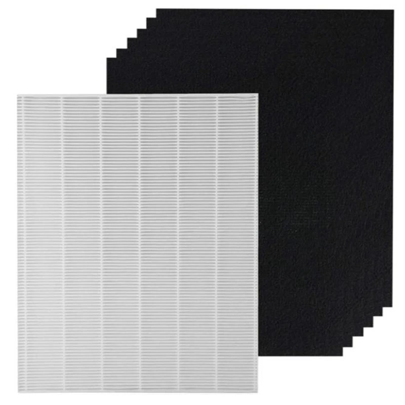 

2 Ture HEPA Filters+12 Air Purifier Carbon Pre-Filters,For Winix 115115 Filter a Size 21 for Winix C535 P300 5500 5300