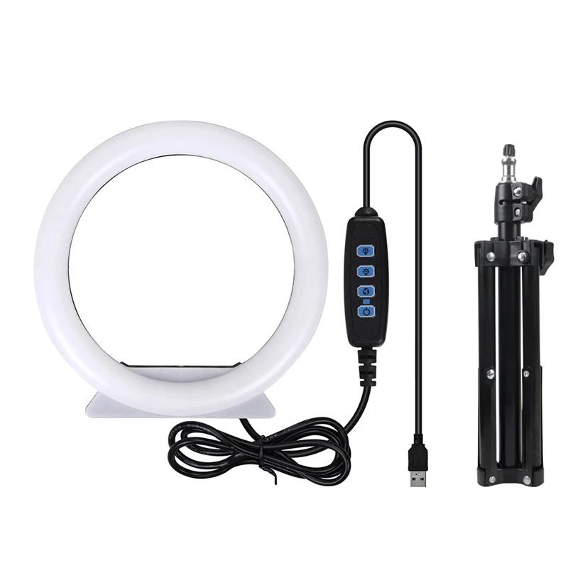 26 см светодиодный кольцевой светильник со штативом кольцевой светильник с регулируемой яркостью для макияжа видео живой селфи кольцевой з...
26 см светодиодный кольцевой светильник со штативом кольцевой светильник с регулируемой яркостью для макияжа видео живой селфи кольцевой з...