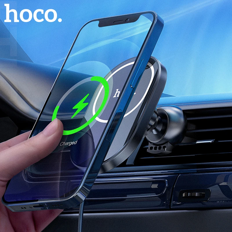 HOCO New Magnetic Wireless Car Charger Mount for iPhone 12 Pro Max 12 mini 15W Magnetic Fast Charging Airvent Car Phone Holder
HOCO New Magnetic Wireless Car Charger Mount for iPhone 12 Pro Max 12 mini 15W Magnetic Fast Charging Airvent Car Phone Holder