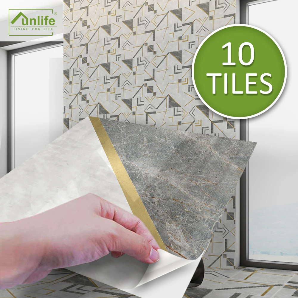 Funlife® BRILLIANT™ 15/20cm White Line Marble Tile Sticker Self-adhesive Waterproof Wall Sticker for Kitchen Bathroom Home Decor
Funlife® BRILLIANT™ 15/20cm White Line Marble Tile Sticker Self-adhesive Waterproof Wall Sticker for Kitchen Bathroom Home Decor