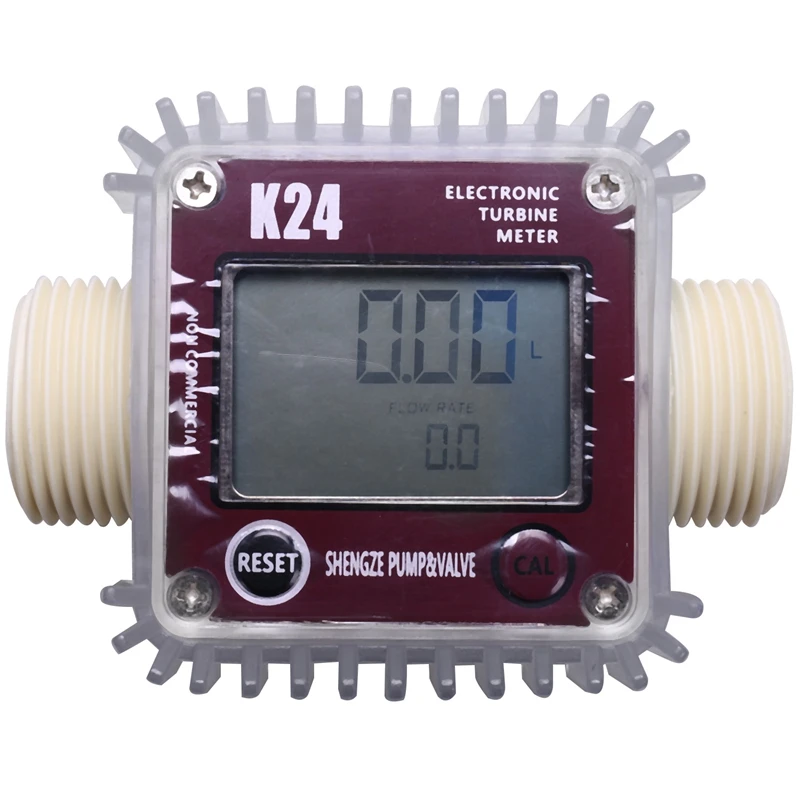 Digital Lcd K24 Flow Meter Turbine Fuel Flow Tester For Chemicals Water Sea Liquid Flow Meters Measuring Tools
Digital Lcd K24 Flow Meter Turbine Fuel Flow Tester For Chemicals Water Sea Liquid Flow Meters Measuring Tools