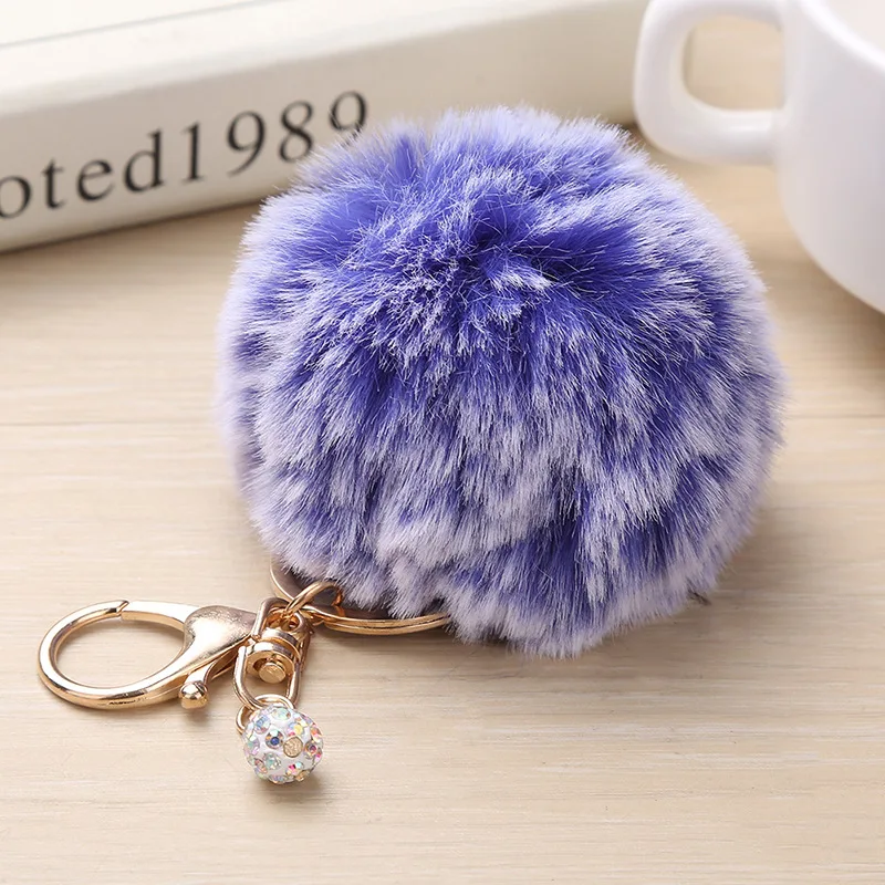Pompom Keychain Women Bag Charm Pom Pom Ball Imitation Fur Key Ring Handmade Accrssories Double Colors Gradient Keychains
Pompom Keychain Women Bag Charm Pom Pom Ball Imitation Fur Key Ring Handmade Accrssories Double Colors Gradient Keychains