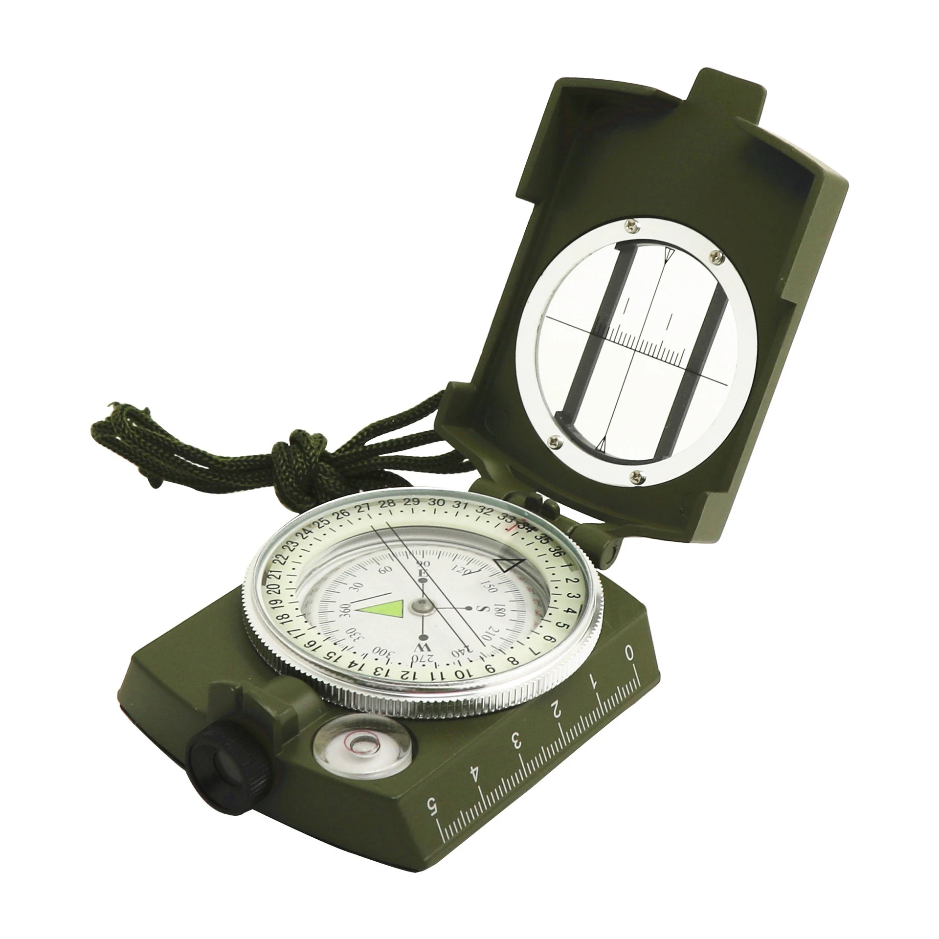 Maiev K4580 high-precision American compass multi-function military green compass outdoor compass
Maiev K4580 high-precision American compass multi-function military green compass outdoor compass
