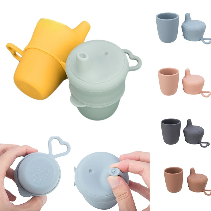 AngelaKids Baby Silicone Feeding Cups Portable Drinkware Sippy Food Storage Snack Container BPA-Free Soft Sippy Cup For Kids 
AngelaKids Baby Silicone Feeding Cups Portable Drinkware Sippy Food Storage Snack Container BPA-Free Soft Sippy Cup For Kids