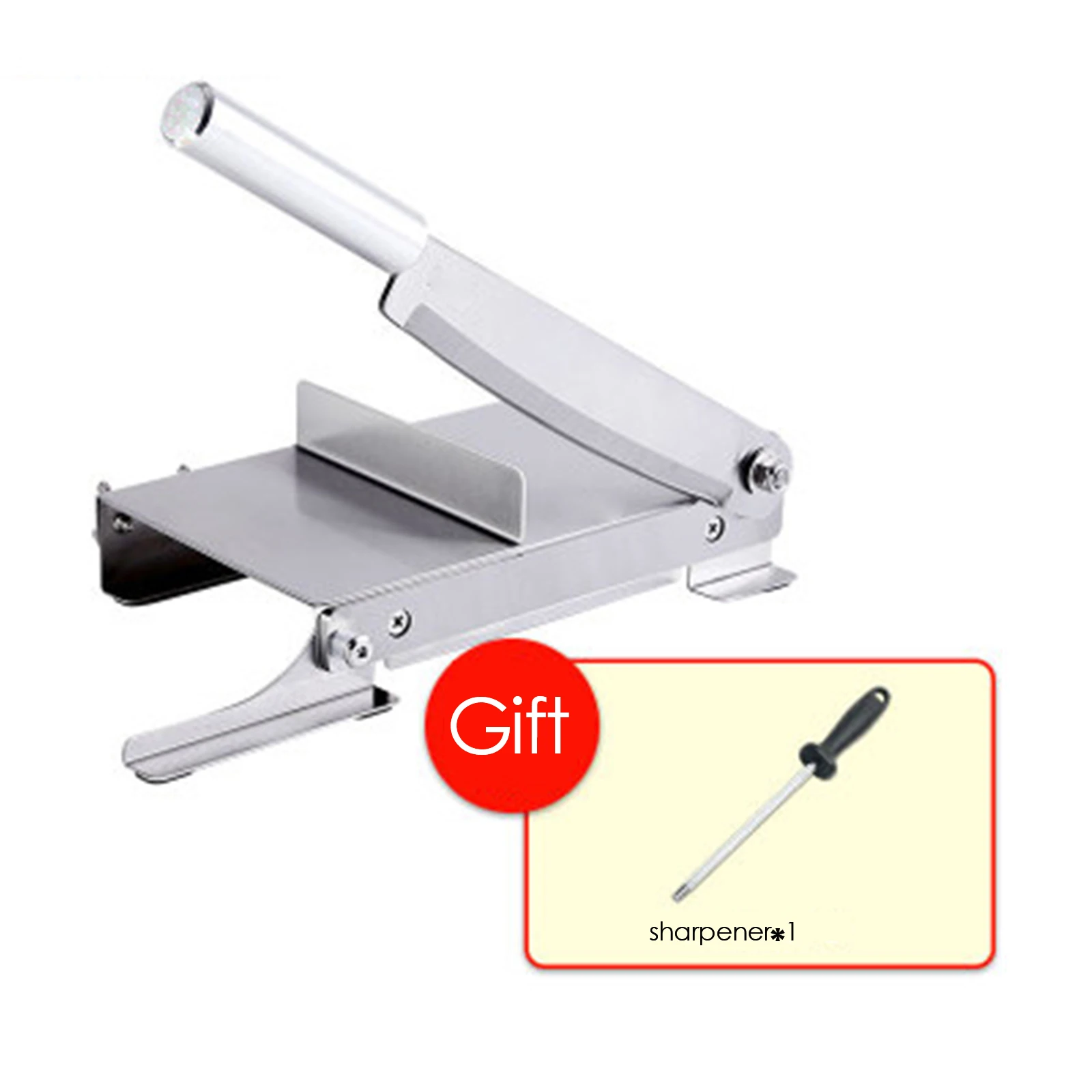 9.5In Meat Cutter Manual Rib Slicer Bone Cutting Machine Stainless Steel Meat Slicer Household Commercial Chicken Rib Lamb Chop
9.5In Meat Cutter Manual Rib Slicer Bone Cutting Machine Stainless Steel Meat Slicer Household Commercial Chicken Rib Lamb Chop