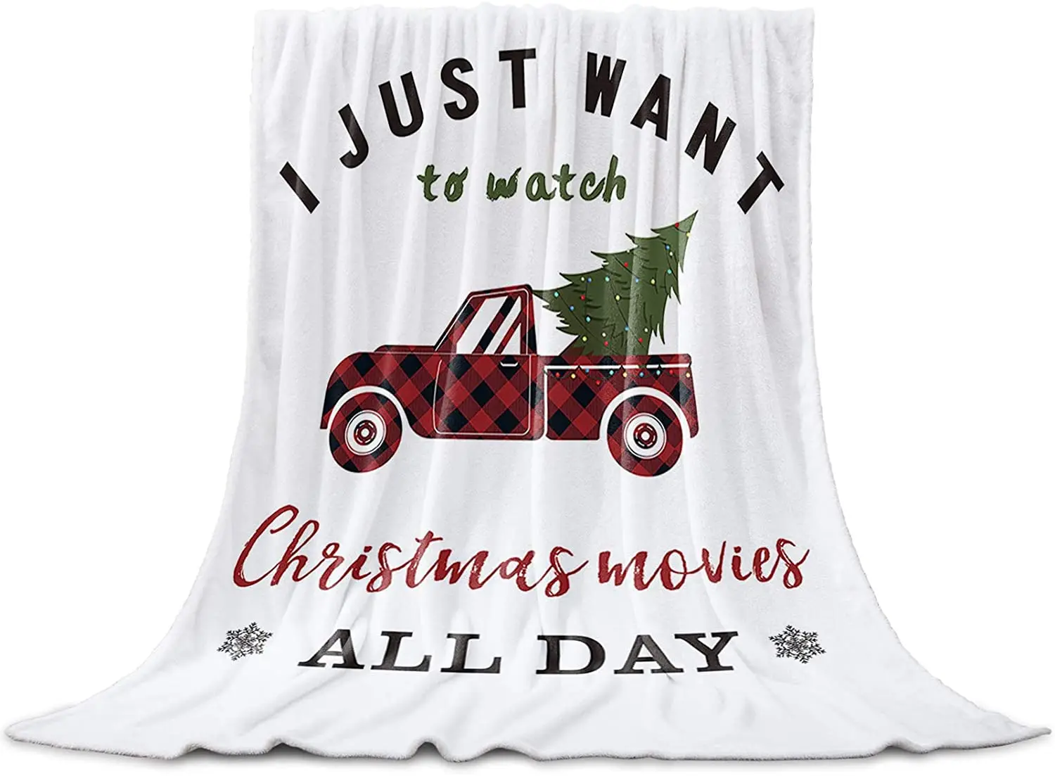 Christmas Movie Watching Throw Blanket,Flannel Fleece Blanket-Red Black Check Buffalo Plaid Truck Tree-Soft Cozy Fuzzy
Christmas Movie Watching Throw Blanket,Flannel Fleece Blanket-Red Black Check Buffalo Plaid Truck Tree-Soft Cozy Fuzzy