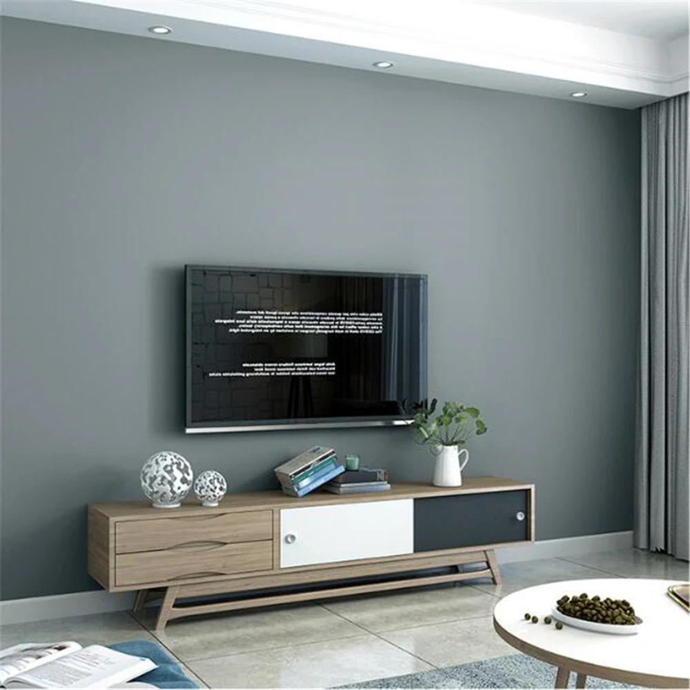 beibehang Fashion cement light gray wallpaper advanced modern minimalist Nordic pure pigment color background wall decoration
beibehang Fashion cement light gray wallpaper advanced modern minimalist Nordic pure pigment color background wall decoration