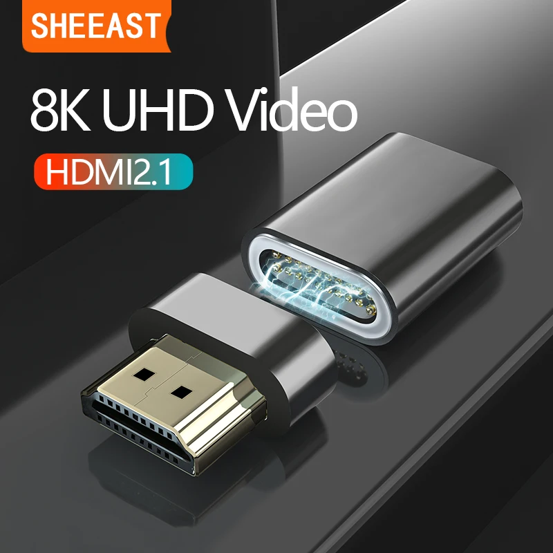 Магнитный адаптер HDMI 2,1, 8K/60 Гц, 48 Гбит/с, преобразователь 3D Vision для Xiaomi Mi Box, сплиттер Switch PS3 PS4, проектор, ТВ, xbox, ноутбука
Магнитный адаптер HDMI 2,1, 8K/60 Гц, 48 Гбит/с, преобразователь 3D Vision для Xiaomi Mi Box, сплиттер Switch PS3 PS4, проектор, ТВ, xbox, ноутбука