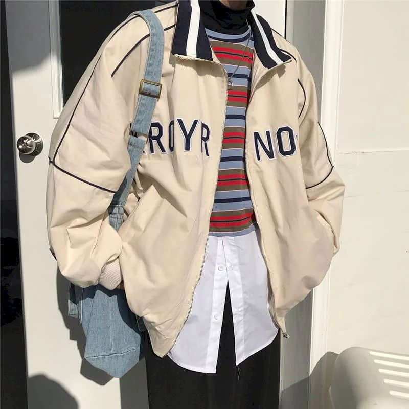 2021 spring jacket new all-match preppy style baseball uniform women men's jacket loose thin casual lovers cool wear coat
2021 spring jacket new all-match preppy style baseball uniform women men's jacket loose thin casual lovers cool wear coat