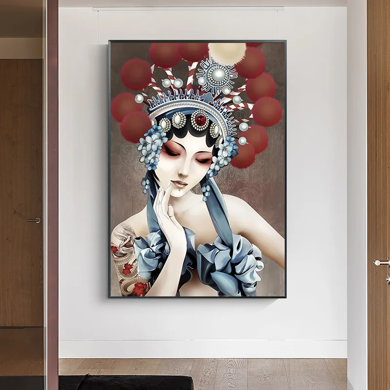 Chinese Traditional Peking Opera Face Canvas Painting Posters Print Vintage Figure Wall Art Pictures For Living Room Home Decor
Chinese Traditional Peking Opera Face Canvas Painting Posters Print Vintage Figure Wall Art Pictures For Living Room Home Decor