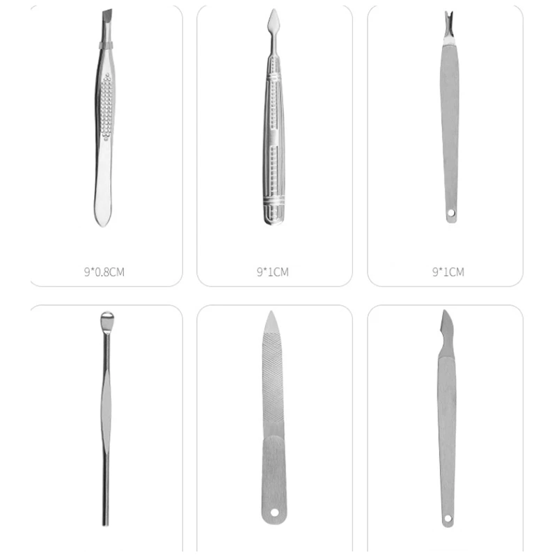 13Pcs/Set Pro Nail Clipper Pedicure Manicure Kit Stainless Steel Cuticle Scissor Nail Care Set Grooming Kit
13Pcs/Set Pro Nail Clipper Pedicure Manicure Kit Stainless Steel Cuticle Scissor Nail Care Set Grooming Kit