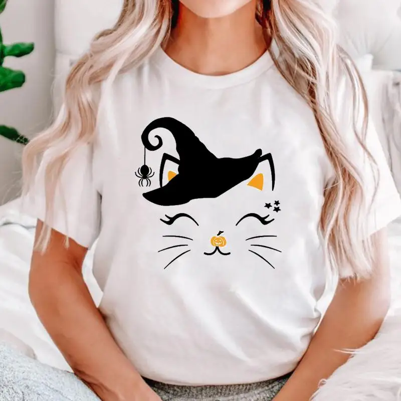 Halloween Witch New Style Face Thanksgiving Women Fall Autumn T Top Print Cartoon Shirt Female Graphic Casual Tee T-Shirts
Halloween Witch New Style Face Thanksgiving Women Fall Autumn T Top Print Cartoon Shirt Female Graphic Casual Tee T-Shirts
