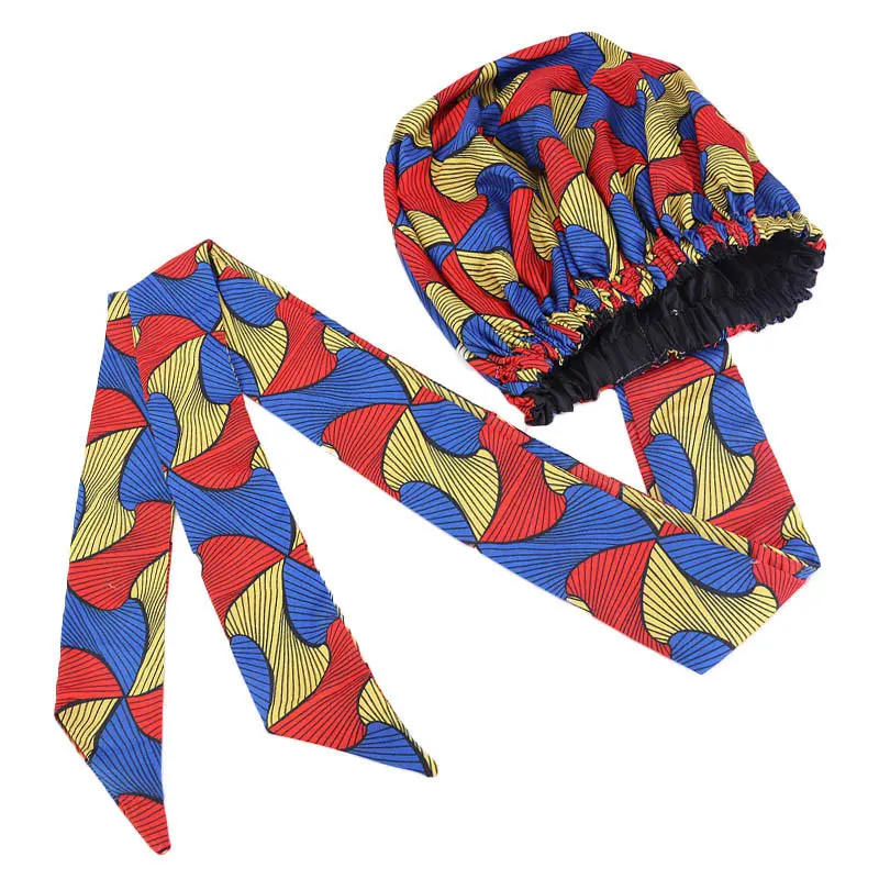Women Hair Scarf African Ankara Pattern Satin Lined Bonnet Long Ribbon Head Wrap Double Layer Print Hair Scarf Adult Hair Cover
Women Hair Scarf African Ankara Pattern Satin Lined Bonnet Long Ribbon Head Wrap Double Layer Print Hair Scarf Adult Hair Cover