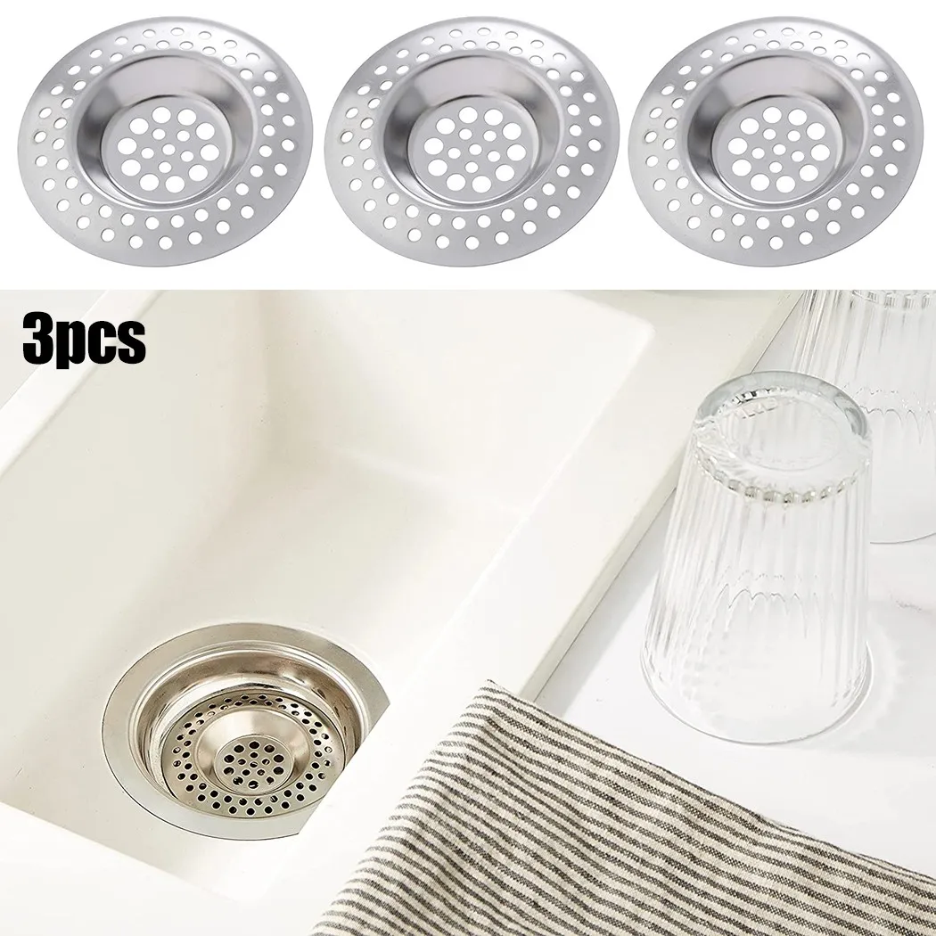 2PCS Stainless Steel Waste Plug Sink Filter Hair Catcher Drains Kitchen Sink Strainer Stopper Bathroom Tools Kitchen Accessories
2PCS Stainless Steel Waste Plug Sink Filter Hair Catcher Drains Kitchen Sink Strainer Stopper Bathroom Tools Kitchen Accessories