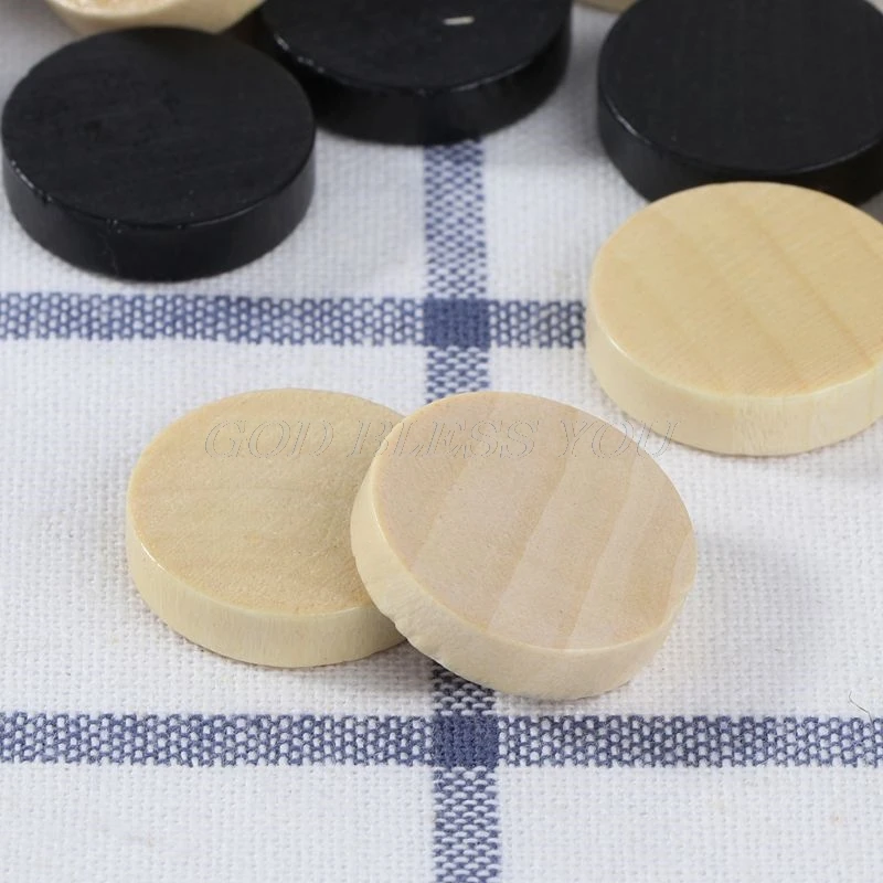 30pcs Wooden Draughts Checkers Backgammon Chess Pieces for Kid Board Game 2 Dice Drop Shipping
30pcs Wooden Draughts Checkers Backgammon Chess Pieces for Kid Board Game 2 Dice Drop Shipping