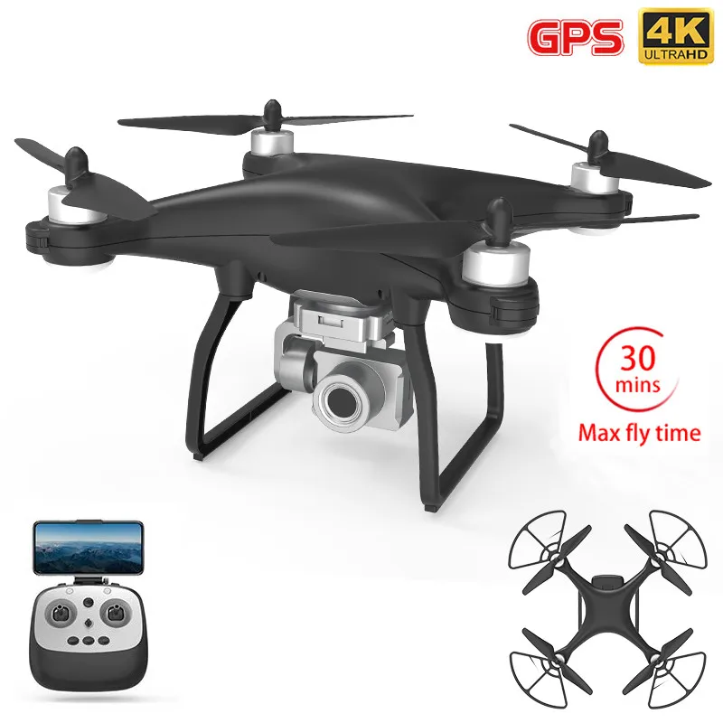 Профессиональный WIFI FPV GPS HD 4K камера стабилизатор 30 минут время полета режим