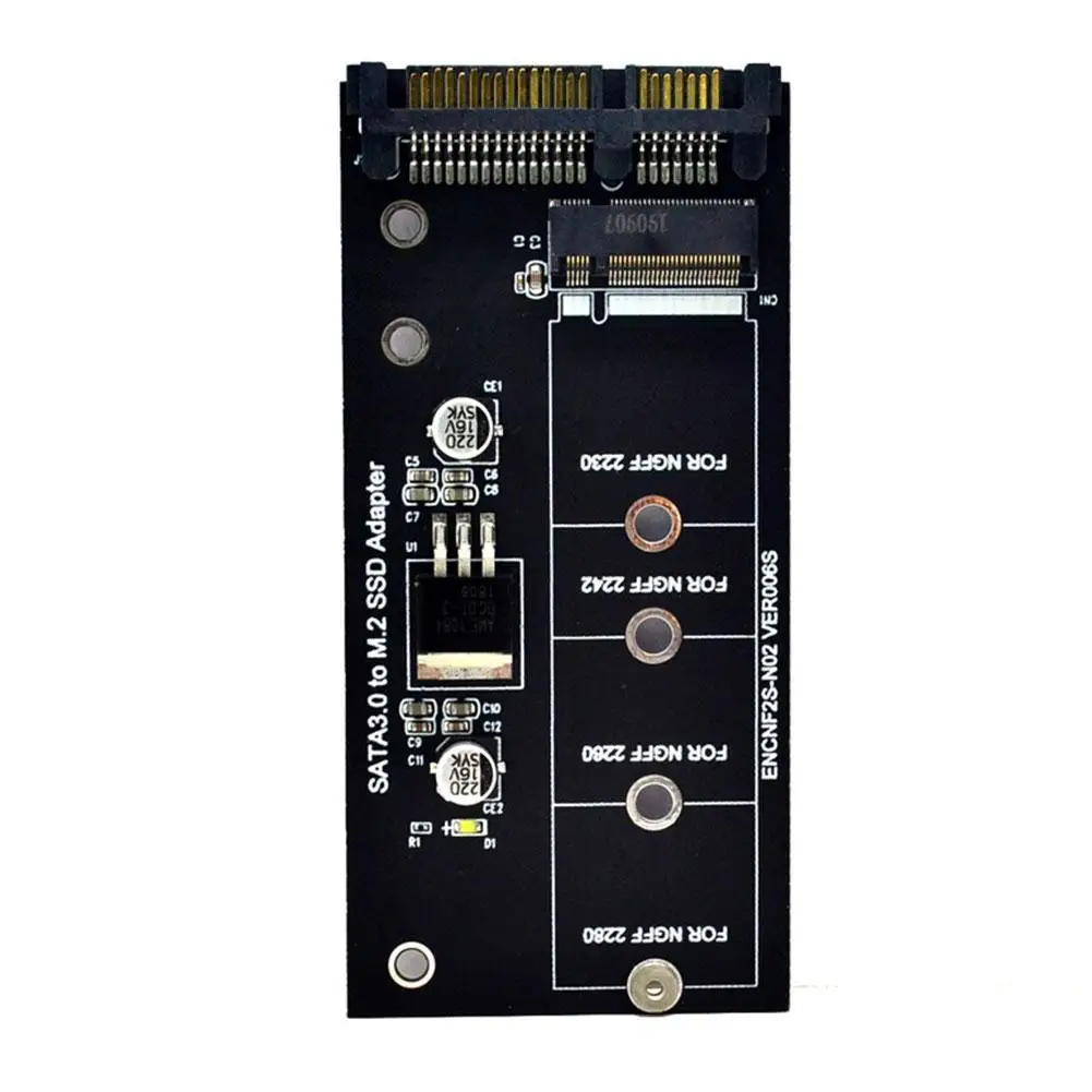 6G NGFF SATA to M.2 Adapter SATA3 Raiser SSD M2 to SATA Expansion Card Add On Card B Key to M Key Support 30/42/60/80mm
6G NGFF SATA to M.2 Adapter SATA3 Raiser SSD M2 to SATA Expansion Card Add On Card B Key to M Key Support 30/42/60/80mm