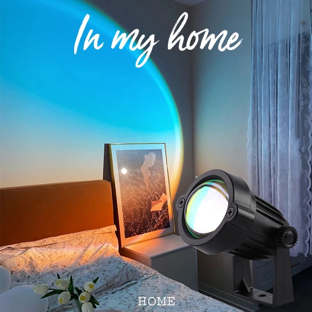 Sunset Lamp Dawn Sunset Projector Mood Light Atmosphere Projection LED Night Light For Bedroom Decoration Photography Background
Sunset Lamp Dawn Sunset Projector Mood Light Atmosphere Projection LED Night Light For Bedroom Decoration Photography Background