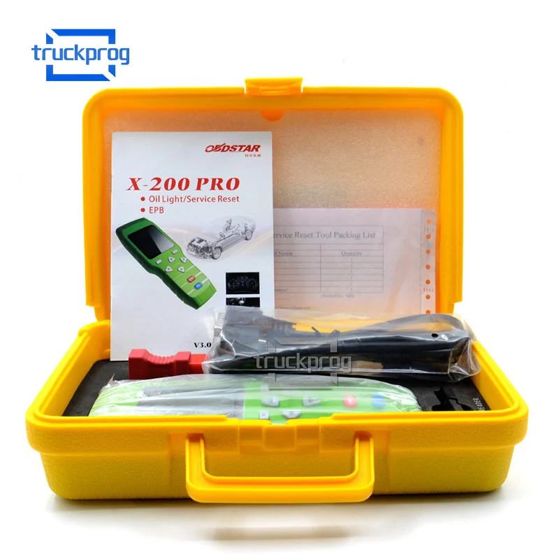 OBDSTAR X-200 Pro OBD2 Engine Diagnosis Auto Car Oil Light Reset Service Tool X200 Pro
OBDSTAR X-200 Pro OBD2 Engine Diagnosis Auto Car Oil Light Reset Service Tool X200 Pro