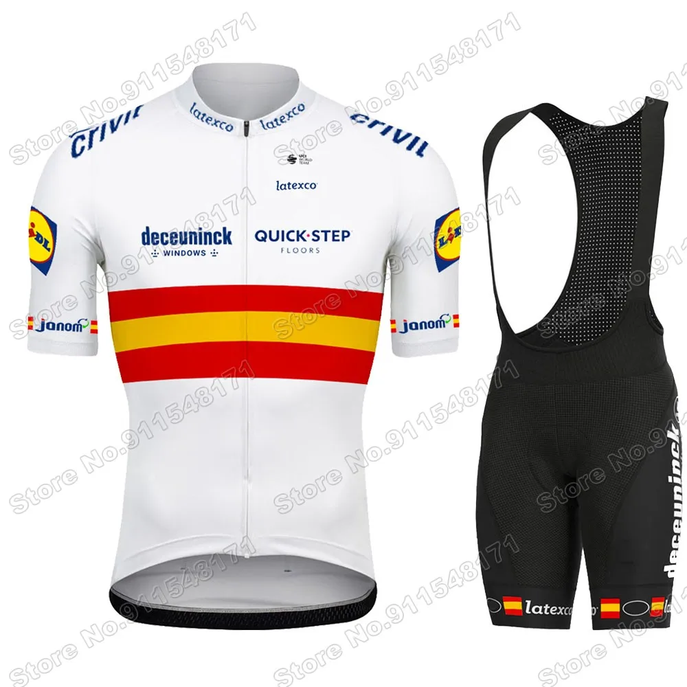 Spain Team Quick Step 2021 Cycling Jersey Set Summer Bicycle Clothing Road Bike Shirts Suit Bicycle Bib Shorts MTB Ropa Ciclismo
Spain Team Quick Step 2021 Cycling Jersey Set Summer Bicycle Clothing Road Bike Shirts Suit Bicycle Bib Shorts MTB Ropa Ciclismo