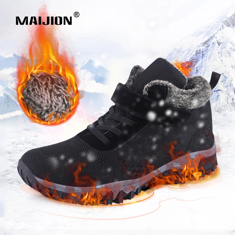 Winter Women Hiking Sneakers Plush Warm Mens Cotton Shoes Non Slip Unisex Ankle Boot Outdoor Sport Climbing Tourism Comfortable
Winter Women Hiking Sneakers Plush Warm Mens Cotton Shoes Non Slip Unisex Ankle Boot Outdoor Sport Climbing Tourism Comfortable