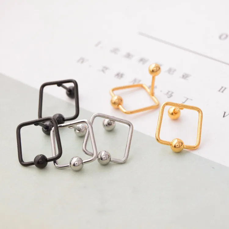 10pairs New Square Earrings Stainless Steel Screw Back No Fade Earring Fashion Jewelry Wholesale GIFT 
10pairs New Square Earrings Stainless Steel Screw Back No Fade Earring Fashion Jewelry Wholesale GIFT