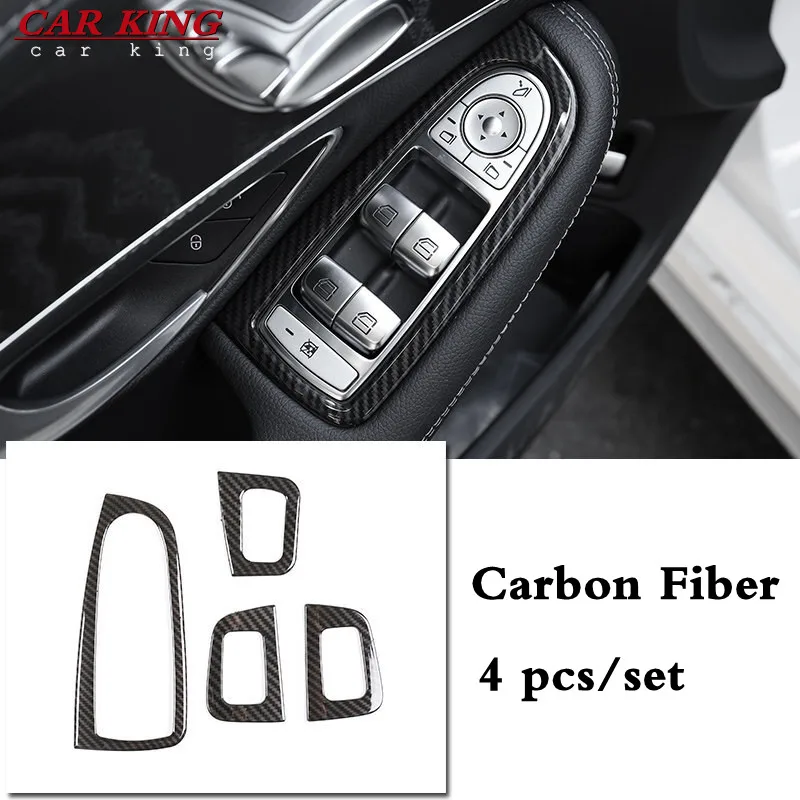 For Mercedes Benz C Class W205 GLC X253 Window Glass Lifting Buttons LHD Car Styling Door Armrest panel Cover Stickers Trim 
For Mercedes Benz C Class W205 GLC X253 Window Glass Lifting Buttons LHD Car Styling Door Armrest panel Cover Stickers Trim