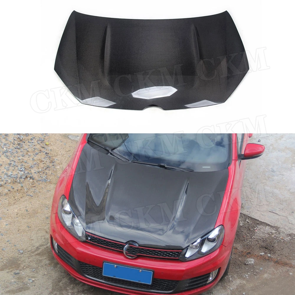 Carbon Fiber Front Engine Hood Cover FRP Bonnet Cap for Volkswagen VW Golf 6 VI MK6 GTI R20 2010-2013 Car Styling
Carbon Fiber Front Engine Hood Cover FRP Bonnet Cap for Volkswagen VW Golf 6 VI MK6 GTI R20 2010-2013 Car Styling