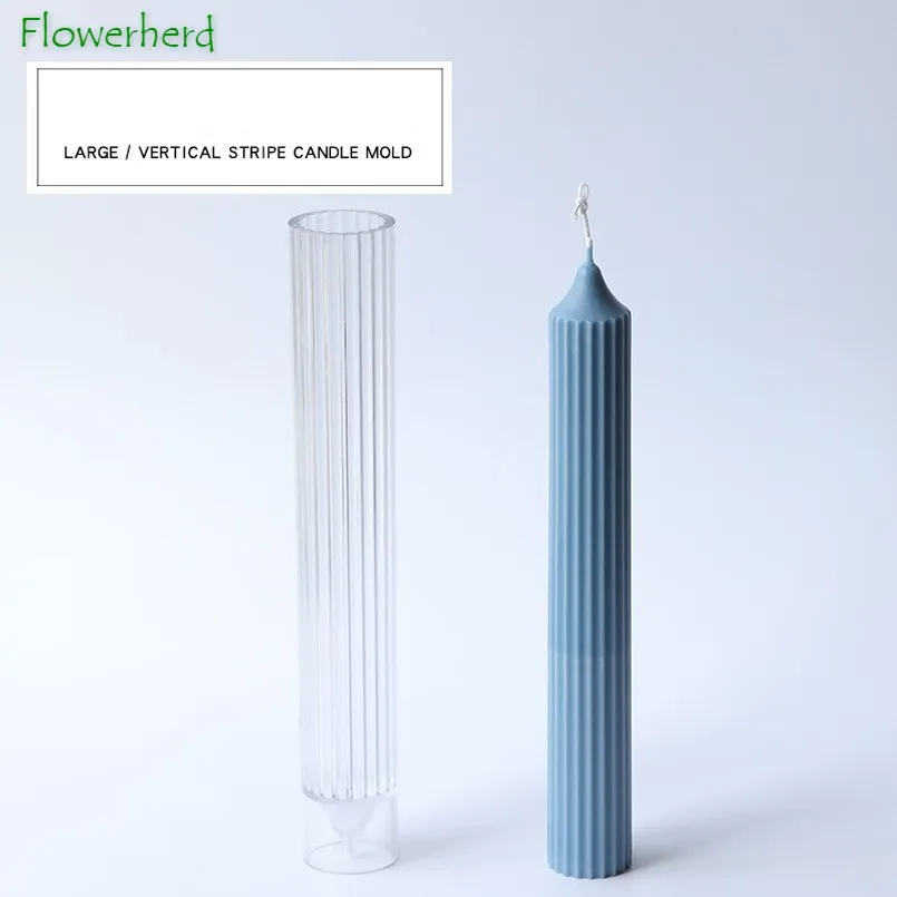 3.5x26 Vertical Stripe Pointed Long Rod Candle Mold Acrylic Candle Making DIY Transparent
3.5x26 Vertical Stripe Pointed Long Rod Candle Mold Acrylic Candle Making DIY Transparent