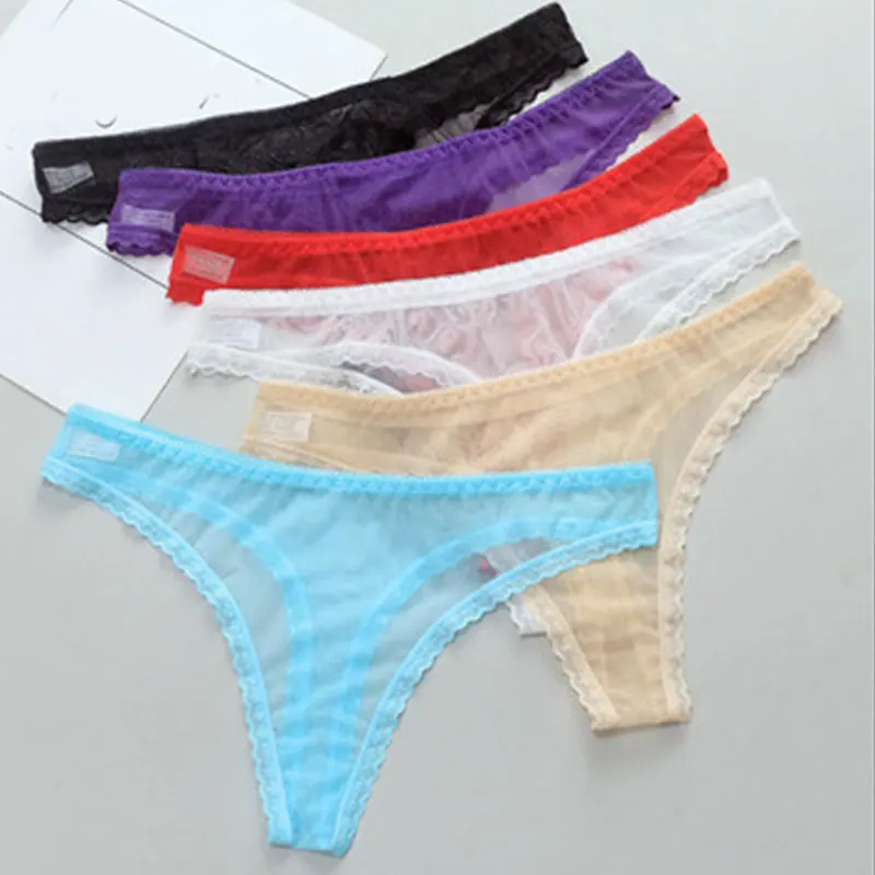 Solid Color Women Panties Sexy Mesh Transparent Underpant Low-rise Thong Female Seamless Super Thin Underwear Lingerie Briefs
Solid Color Women Panties Sexy Mesh Transparent Underpant Low-rise Thong Female Seamless Super Thin Underwear Lingerie Briefs