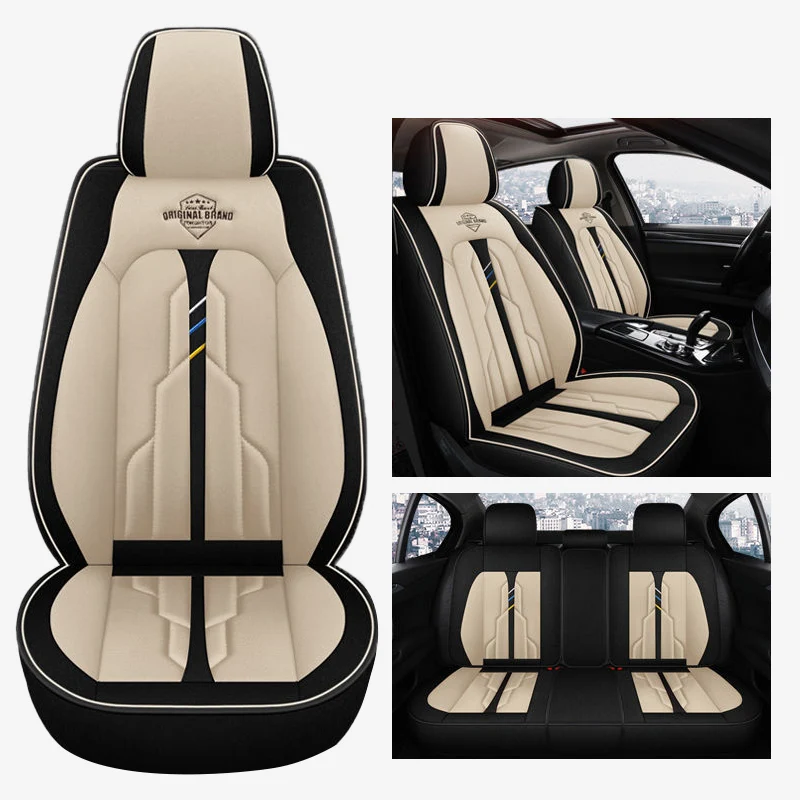 

Flax Material Car seat covers For lexus ct200h rx gs300 is250 es lx rc lc ux lm f ls nx gs gx accessories