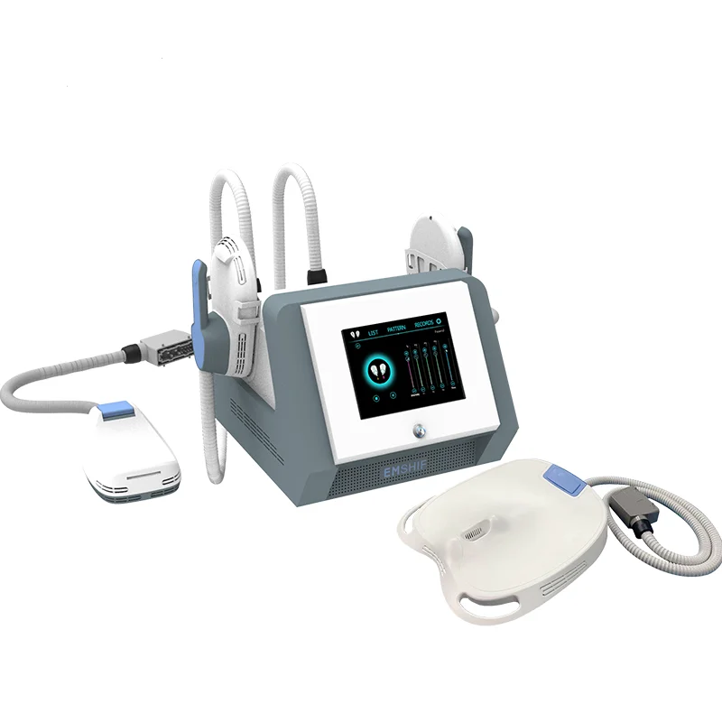 2021 Portable EMslim Machine 4 handles Muscle Stimulation Burn Fat Electromagnetic Body Shaping Beauty Instrument
2021 Portable EMslim Machine 4 handles Muscle Stimulation Burn Fat Electromagnetic Body Shaping Beauty Instrument