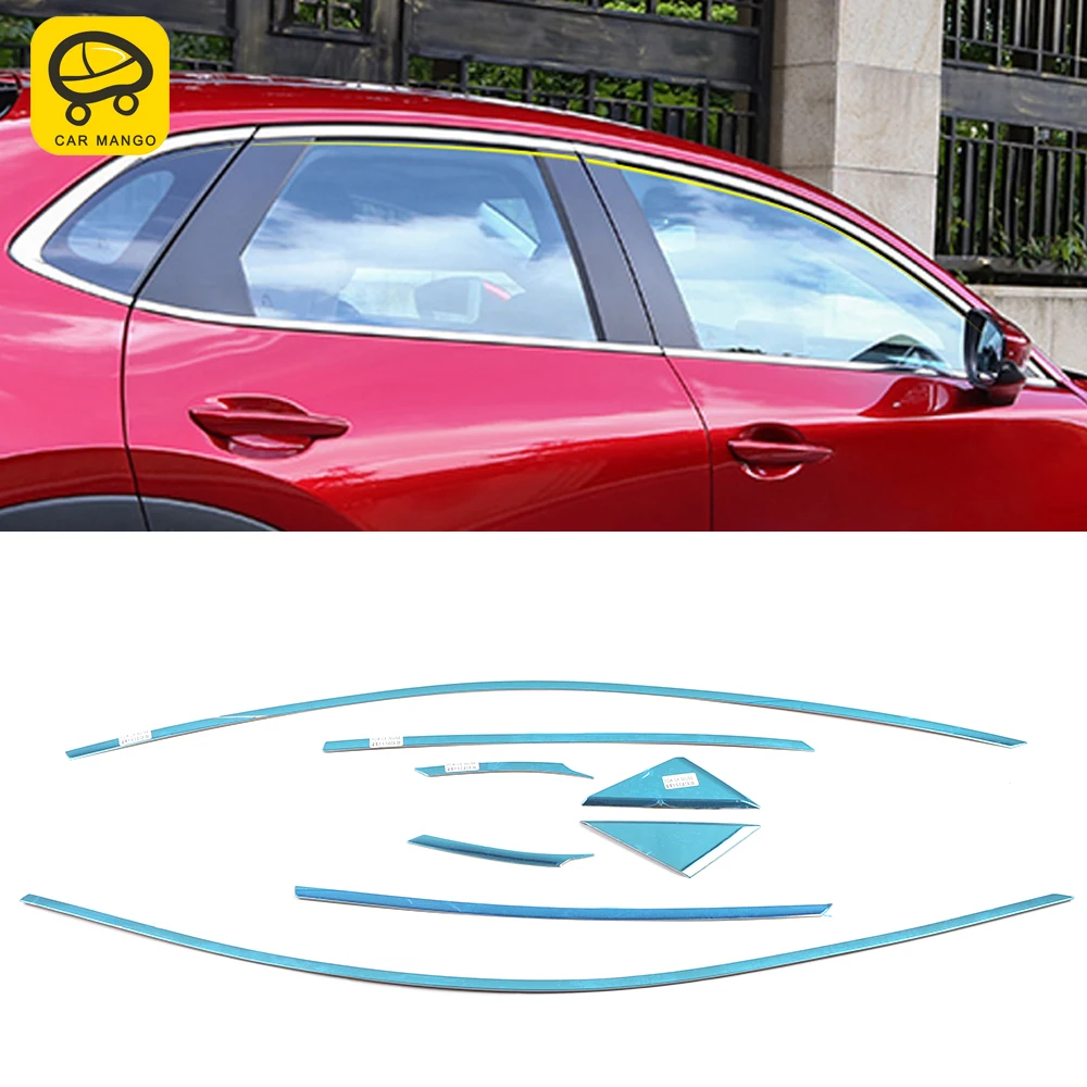 CarMango для Mazda CX-30 2020 2021, автомобильные аксессуары, оконная отделка, рамка, металлическая наклейка, нержавеющая сталь, внешние хромированные мо...
CarMango для Mazda CX-30 2020 2021, автомобильные аксессуары, оконная отделка, рамка, металлическая наклейка, нержавеющая сталь, внешние хромированные мо...