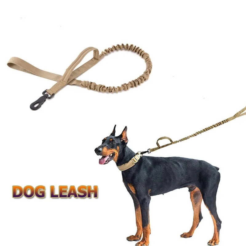 Собака тренировочные поводки Quick Release Веревка Эластичный ошейники для домашних