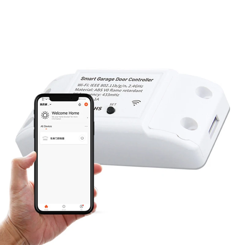 DIY WiFi Smart garage door Switch Universal Breaker Timer Smart Life APP Wireless Remote Control Works with Alexa Google Home
DIY WiFi Smart garage door Switch Universal Breaker Timer Smart Life APP Wireless Remote Control Works with Alexa Google Home