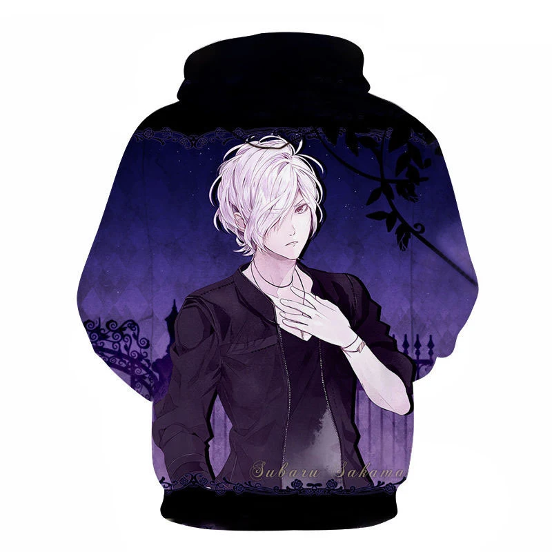 Diabolik Lovers Cosplay Hoodie Komori Yui Sakamaki Shu 3D Printing Long Sleeves Pullover Hoody Printed Jumper
Diabolik Lovers Cosplay Hoodie Komori Yui Sakamaki Shu 3D Printing Long Sleeves Pullover Hoody Printed Jumper
