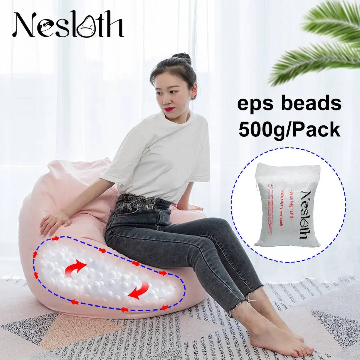 Nesloth EPS Material 500g White Foam Balls Beanbag Baby Bed Sleeping Pillow Fillers Bean Bags Chair Sofa Beads Filler Styrofoam
Nesloth EPS Material 500g White Foam Balls Beanbag Baby Bed Sleeping Pillow Fillers Bean Bags Chair Sofa Beads Filler Styrofoam
