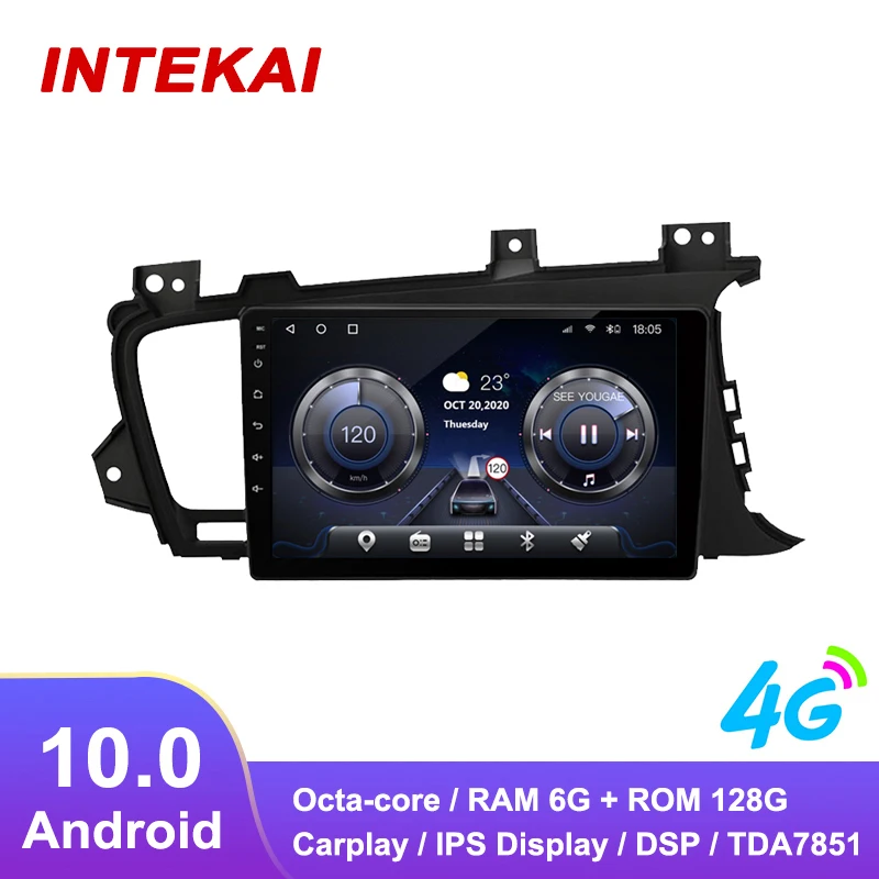 Автомагнитола 9 дюймов Android 10 0 GPS-навигация мультимедийный плеер для Kia Optima K5 RHD
