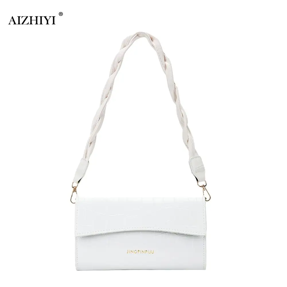 Fashion Alligator Stone Pattern Handbag Totes Portable Women Solid Color PU Leather Shoulder Woven Belt Underarm Shoulder Bags
Fashion Alligator Stone Pattern Handbag Totes Portable Women Solid Color PU Leather Shoulder Woven Belt Underarm Shoulder Bags