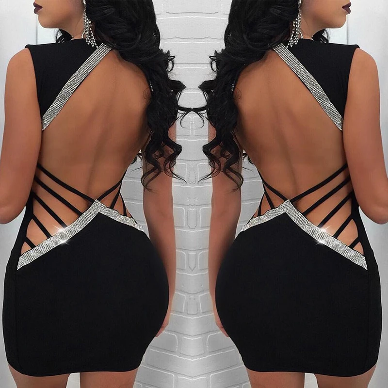 Bodycon Dress Sexy Deep V- Neck Sequin Bandage Elegant Ladies Evening Party Short Mini Backless Sheath Dress Women Clothing 2021
Bodycon Dress Sexy Deep V- Neck Sequin Bandage Elegant Ladies Evening Party Short Mini Backless Sheath Dress Women Clothing 2021