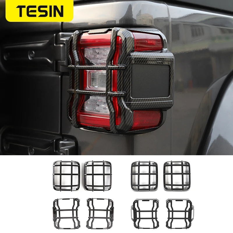 TESIN Lamp Hoods For Jeep Wrangler JL Car Tail Light Cover Rear Lamp Guards Protector Accessories For Jeep Wrangler JL 2018 Up
TESIN Lamp Hoods For Jeep Wrangler JL Car Tail Light Cover Rear Lamp Guards Protector Accessories For Jeep Wrangler JL 2018 Up